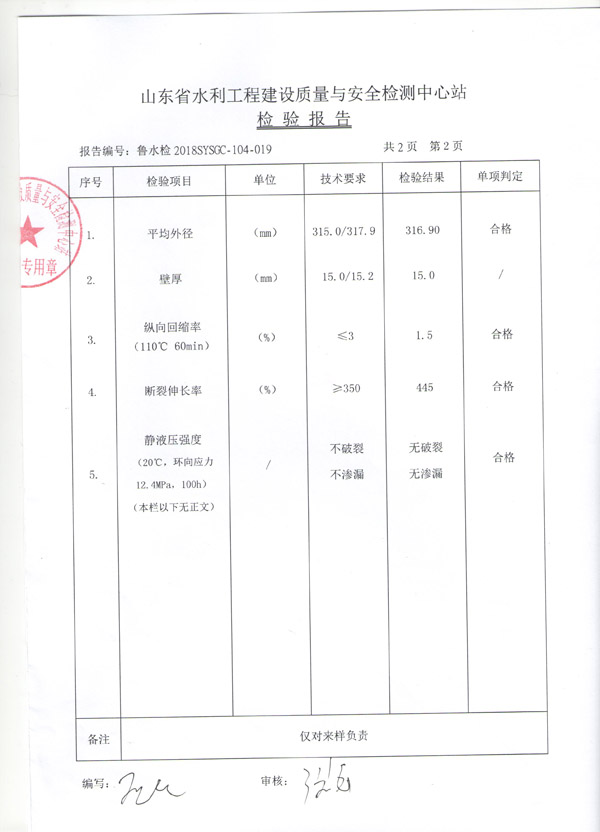 检验报告